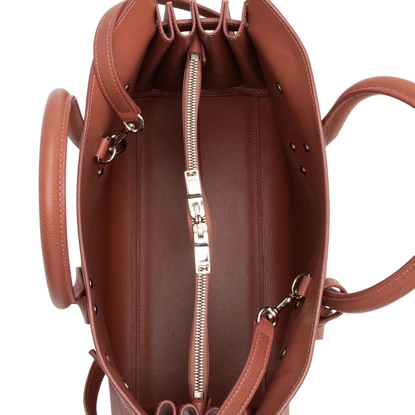 Saint Laurent Calfskin Sac De Jour Small Tote (SHF-zf20Mi)
