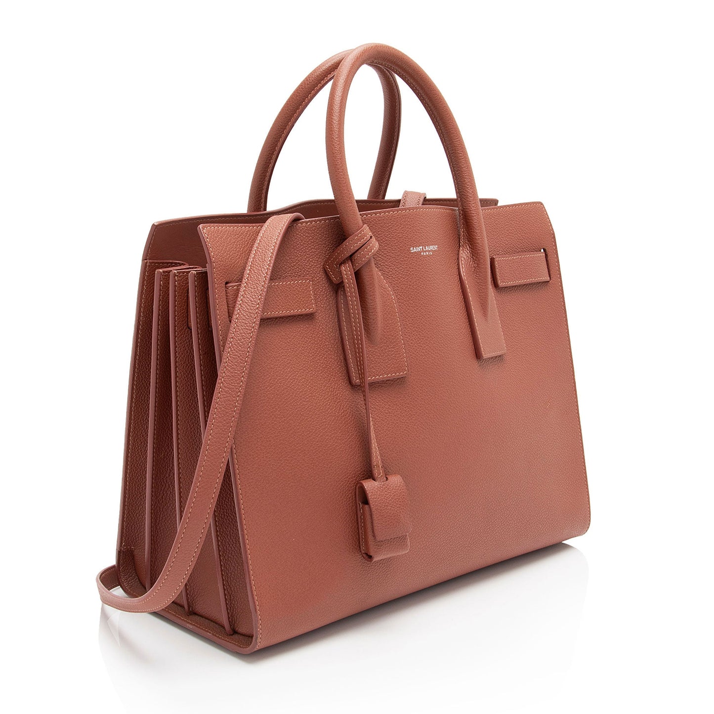Saint Laurent Calfskin Sac De Jour Small Tote (SHF-zf20Mi)
