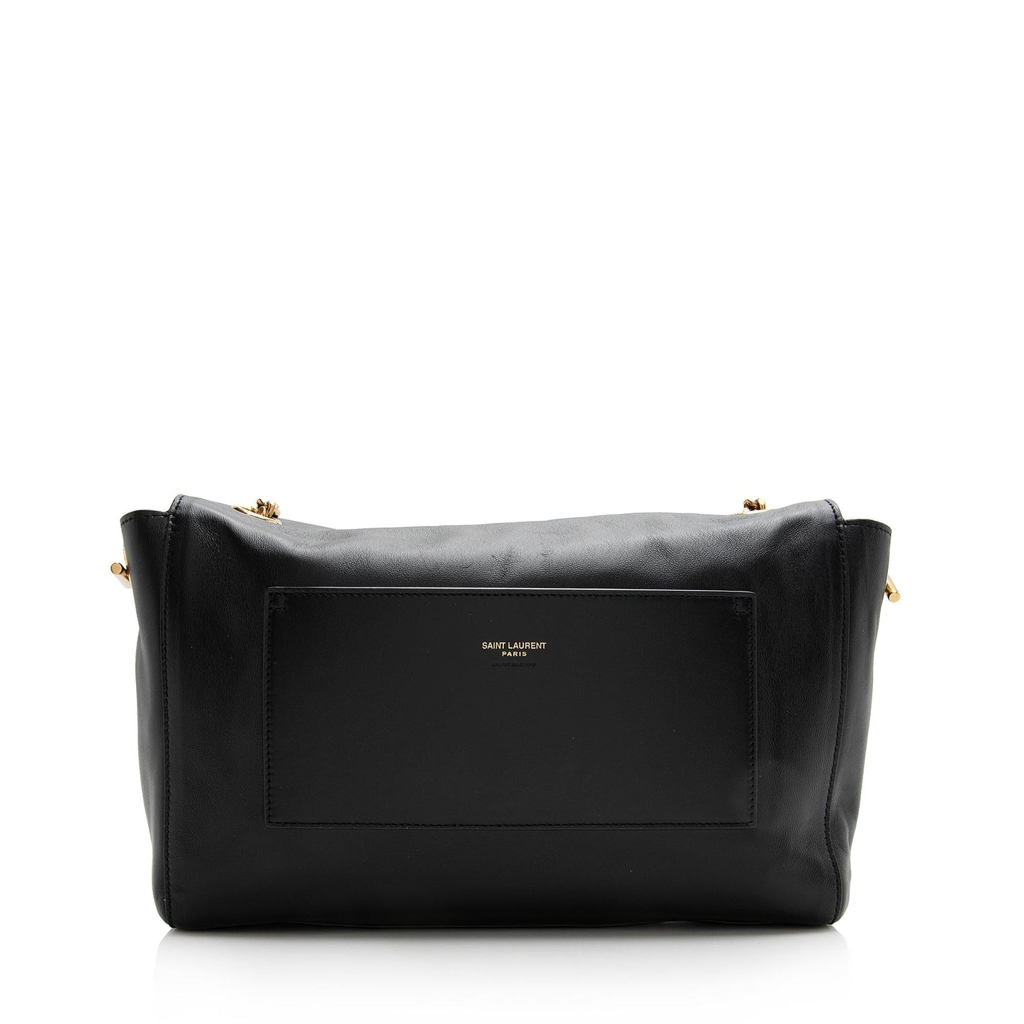 Saint Laurent Calfskin Suede Monogram Kate Reversible Chain Medium Shoulder Bag (SHF-22497)