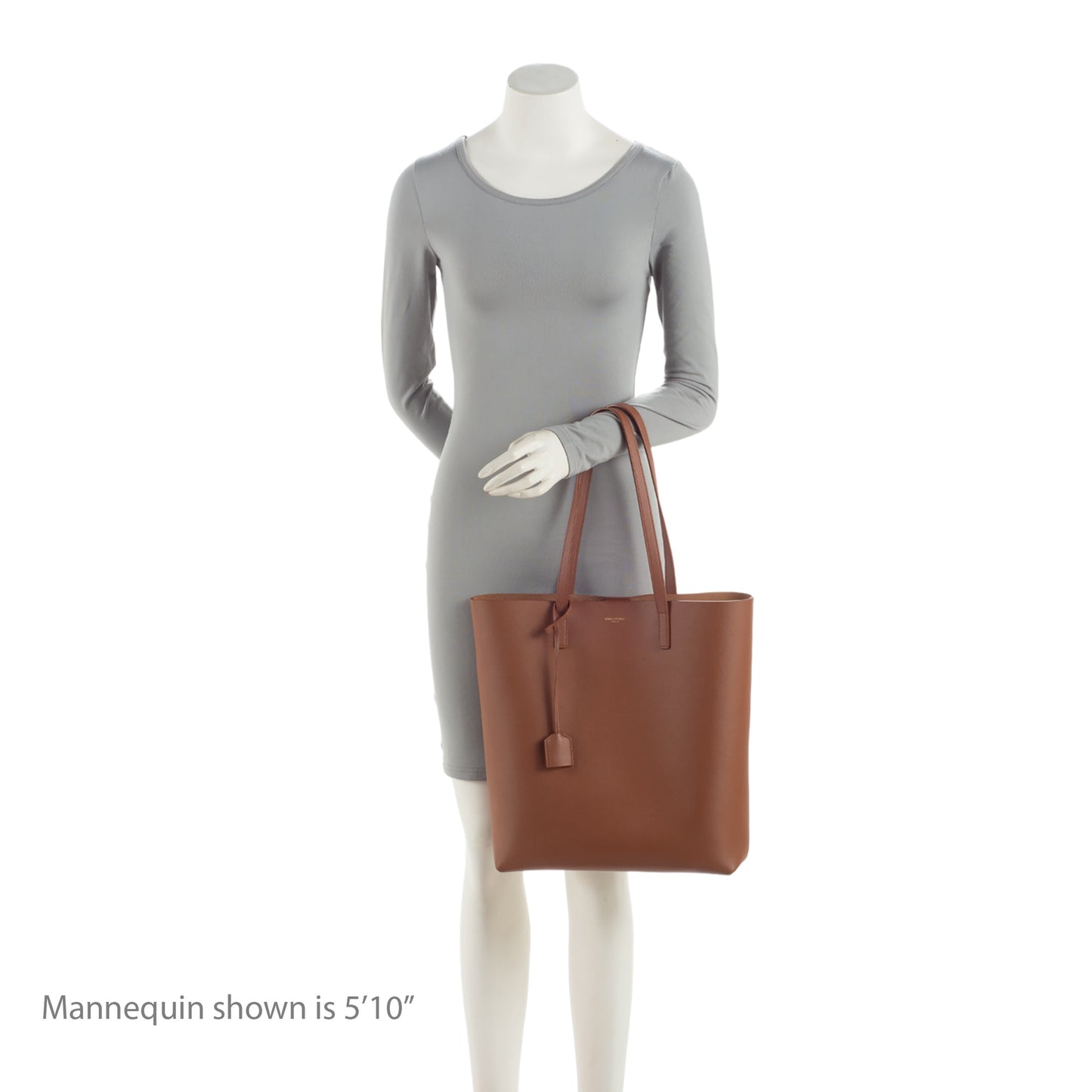 Saint Laurent Calfskin N/S Shopping Tote (SHF-9WdA9t)