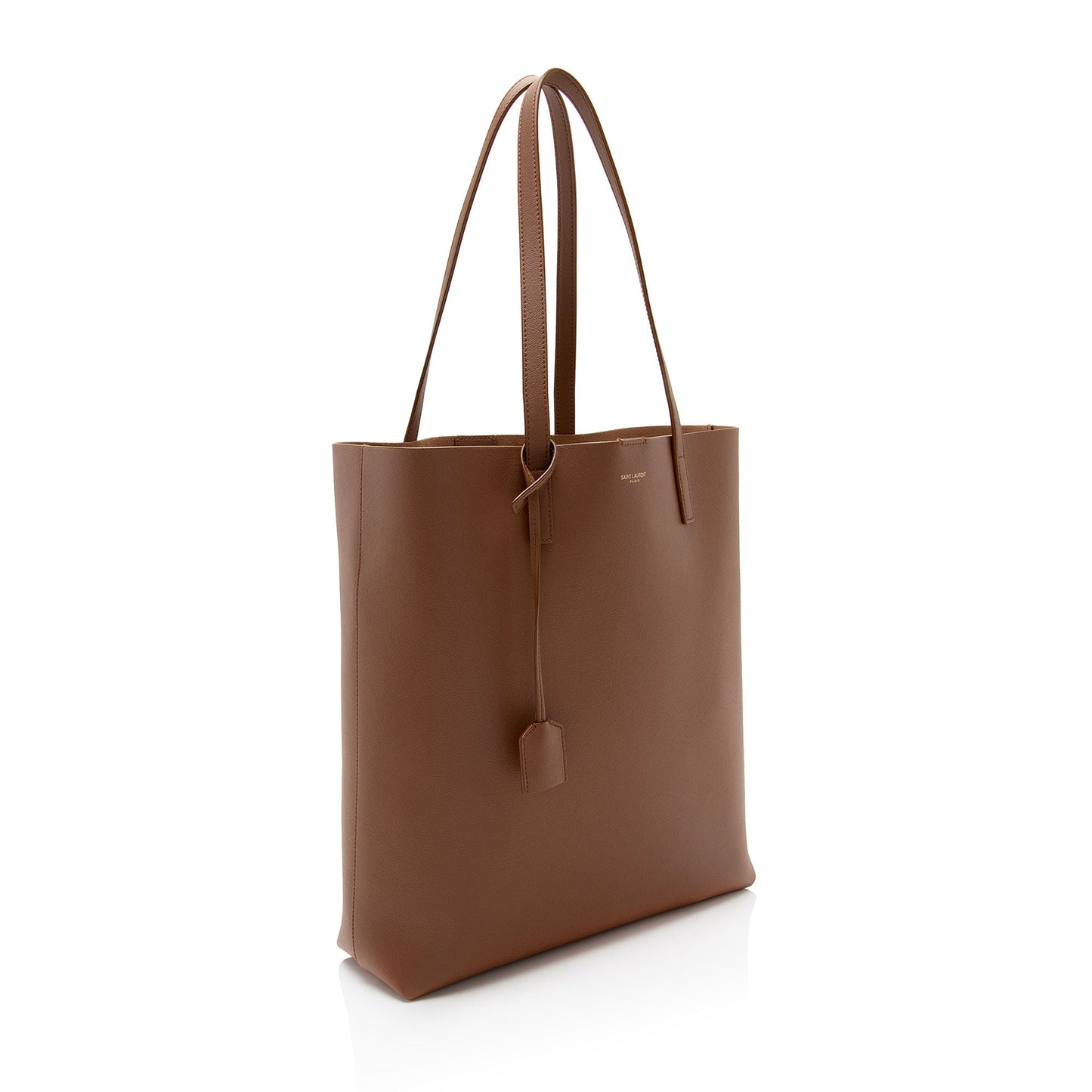 Saint Laurent Calfskin N/S Shopping Tote (SHF-9WdA9t)