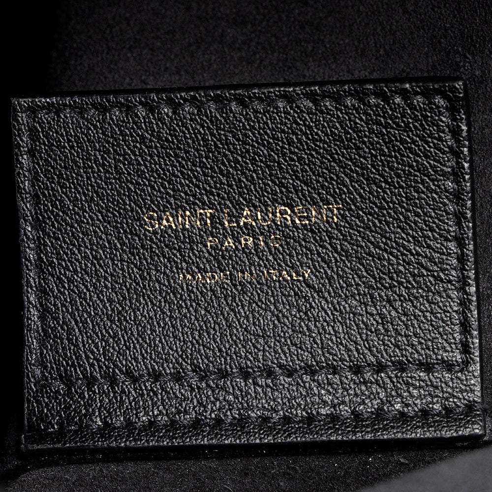 Saint Laurent Calfskin Toy Shopping Tote (SHF-21144)