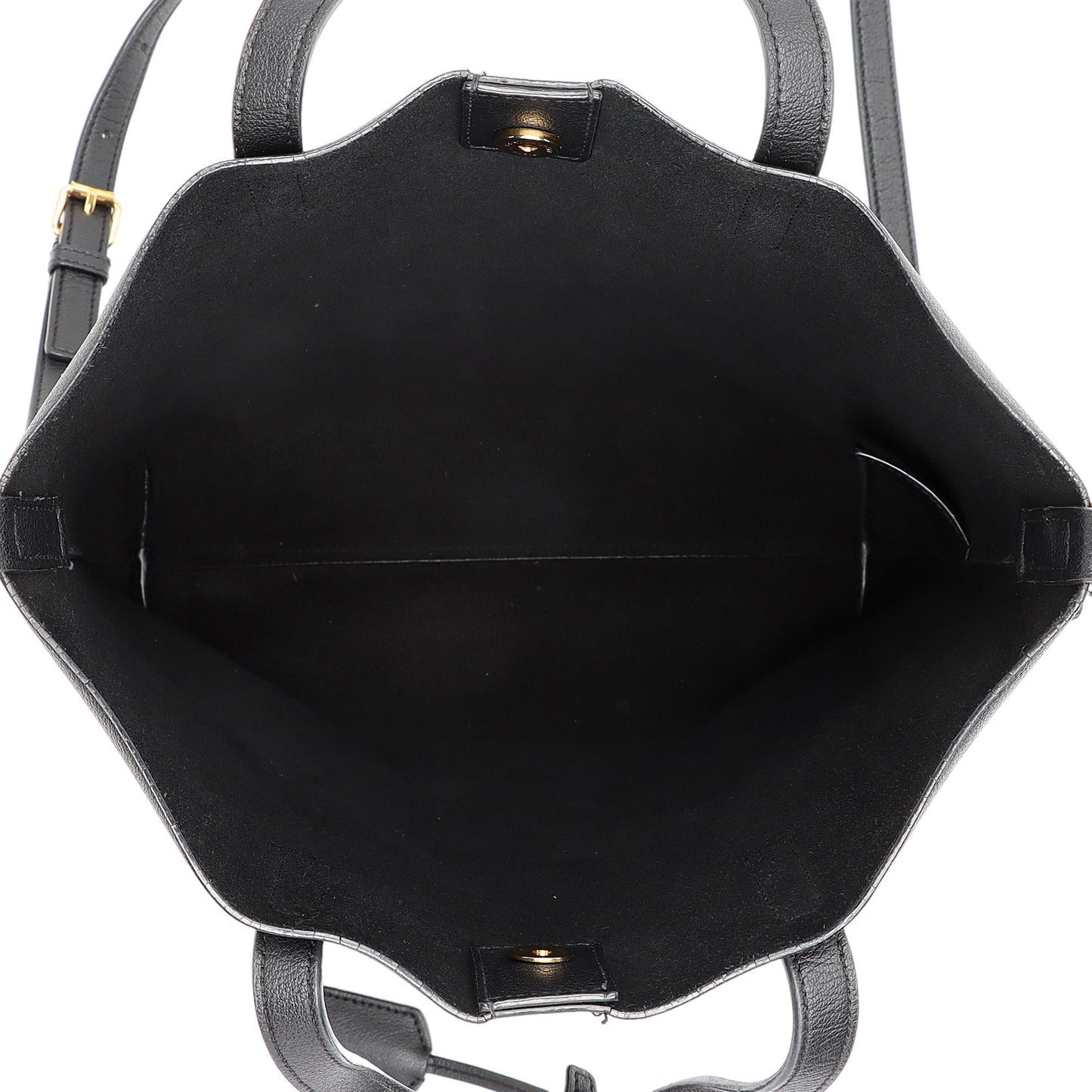 Saint Laurent Calfskin Toy Shopping Tote (SHF-KLo77l)