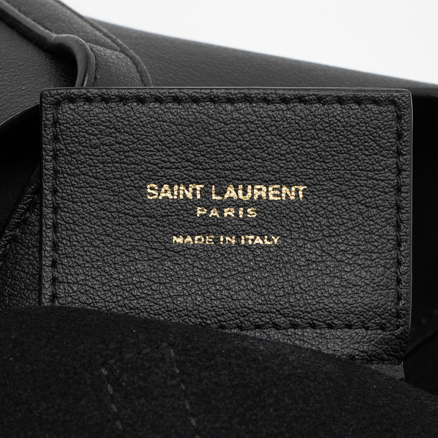 Saint Laurent Calfskin Toy Shopping Tote (SHF-Txsnak)