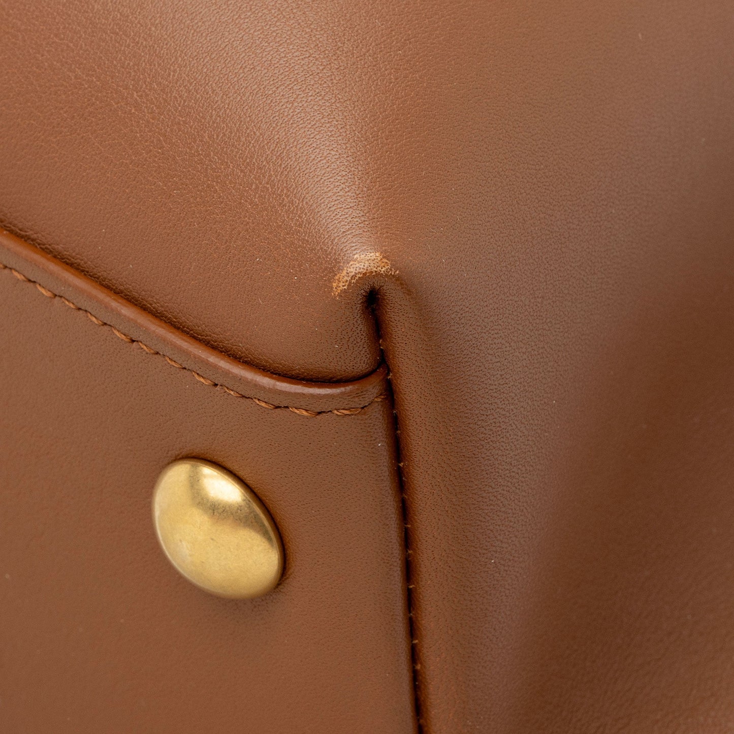 Saint Laurent Linen Calfskin Cabas Tote