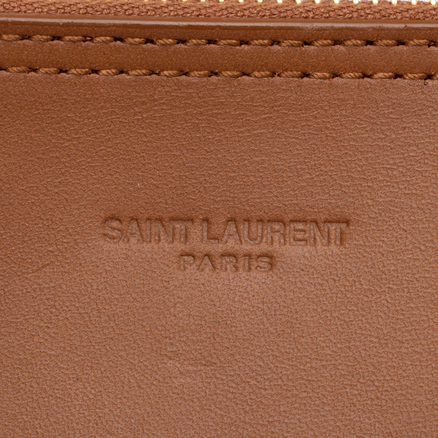 Saint Laurent Calfskin Vinyl Cabas Tote (SHF-wgVvKm)