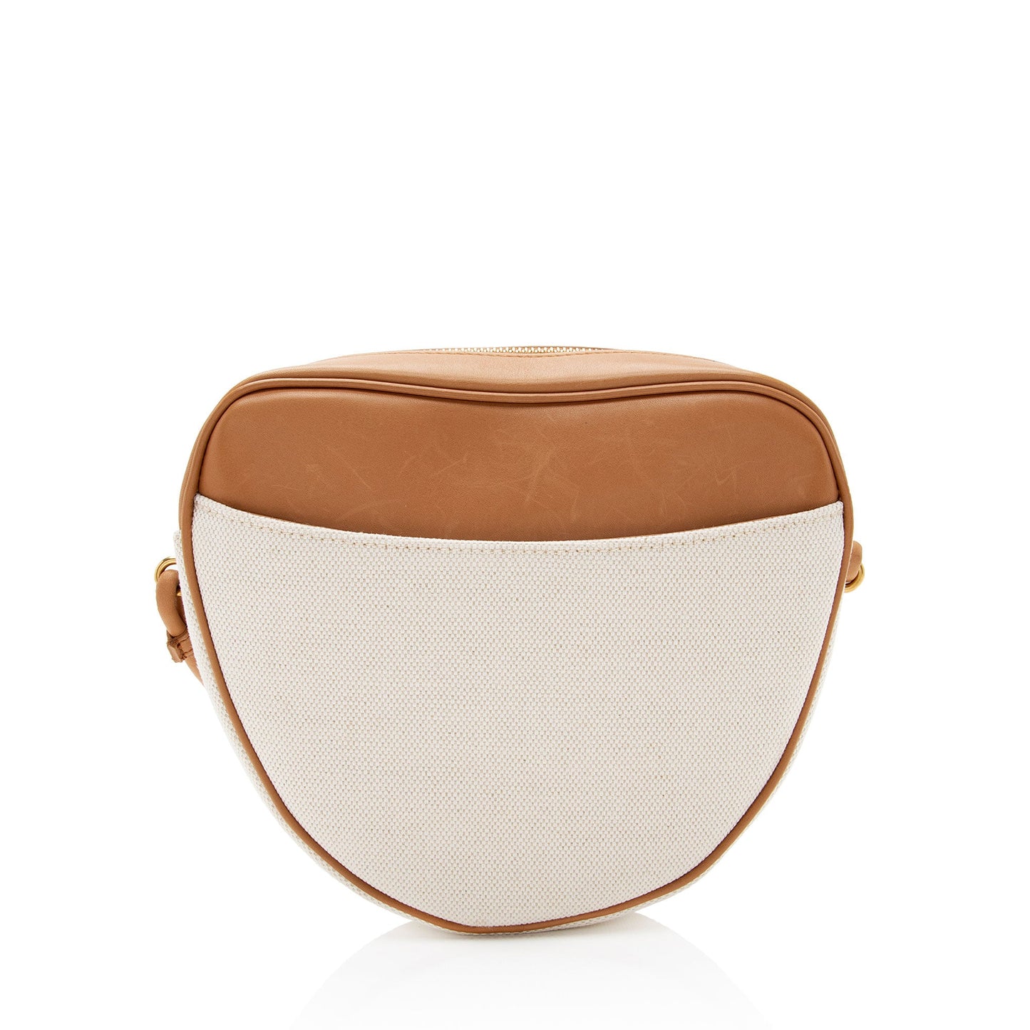 Saint Laurent Canvas Calfskin Monogram Sac Coeur Crossbody (SHF-XpAZQc)