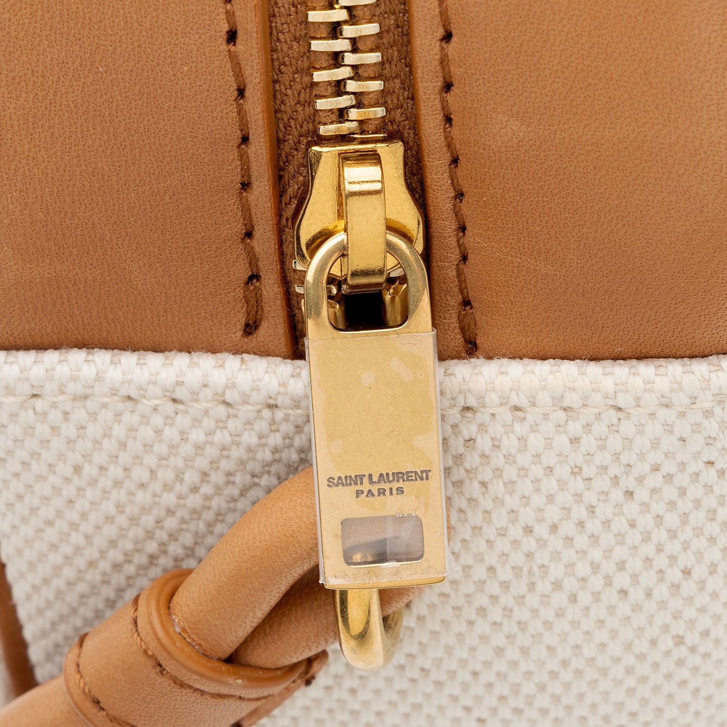 Saint Laurent Canvas Calfskin Monogram Sac Coeur Crossbody (SHF-XpAZQc)