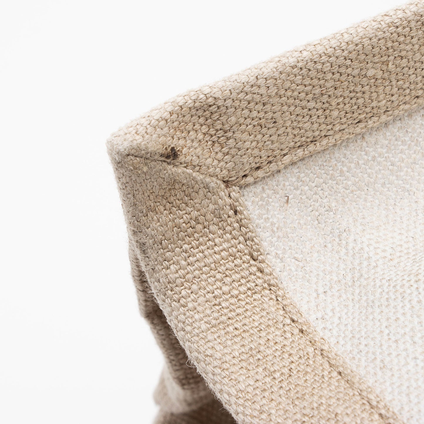 Saint Laurent Canvas Calfskin Rive Gauche Large Tote