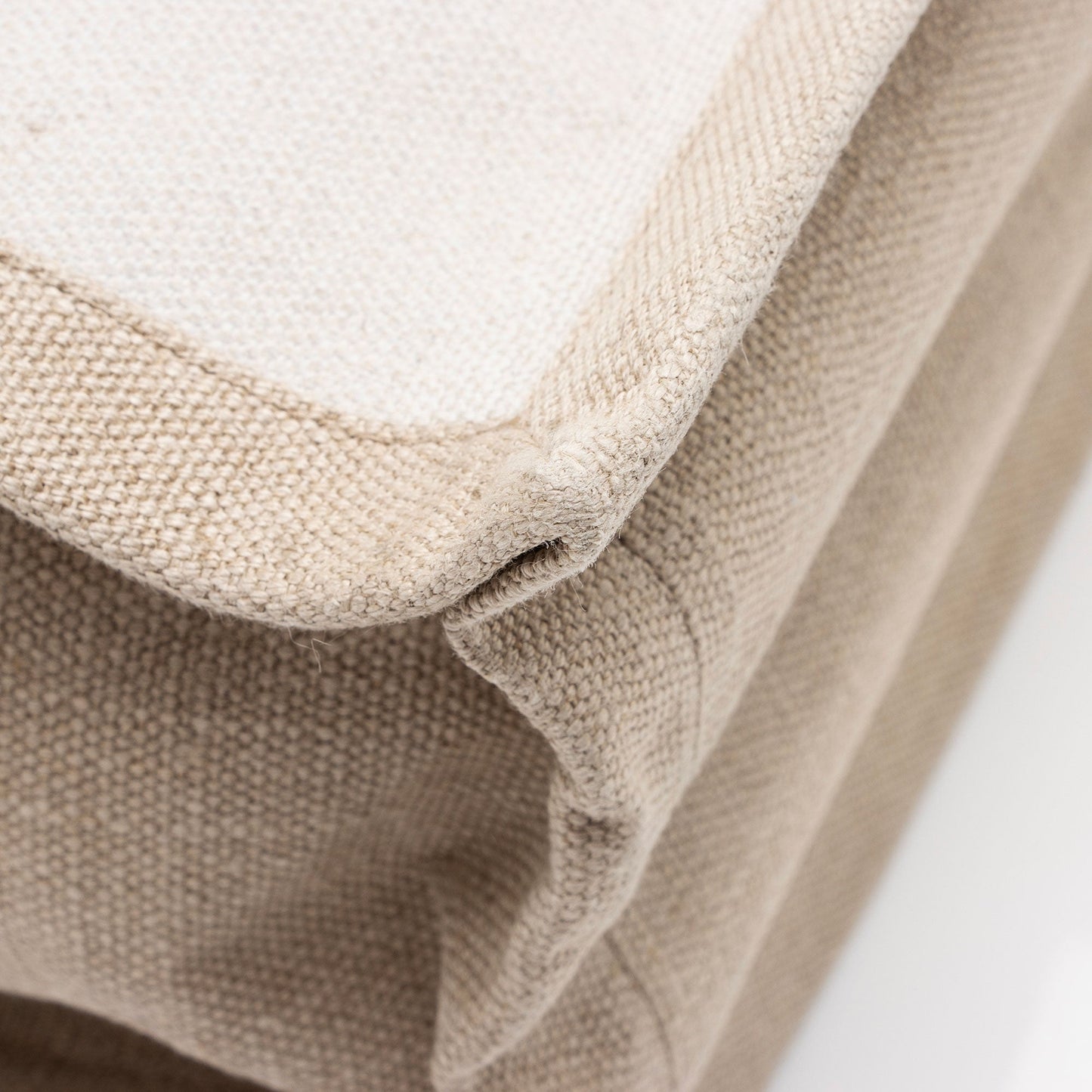 Saint Laurent Canvas Calfskin Rive Gauche Large Tote