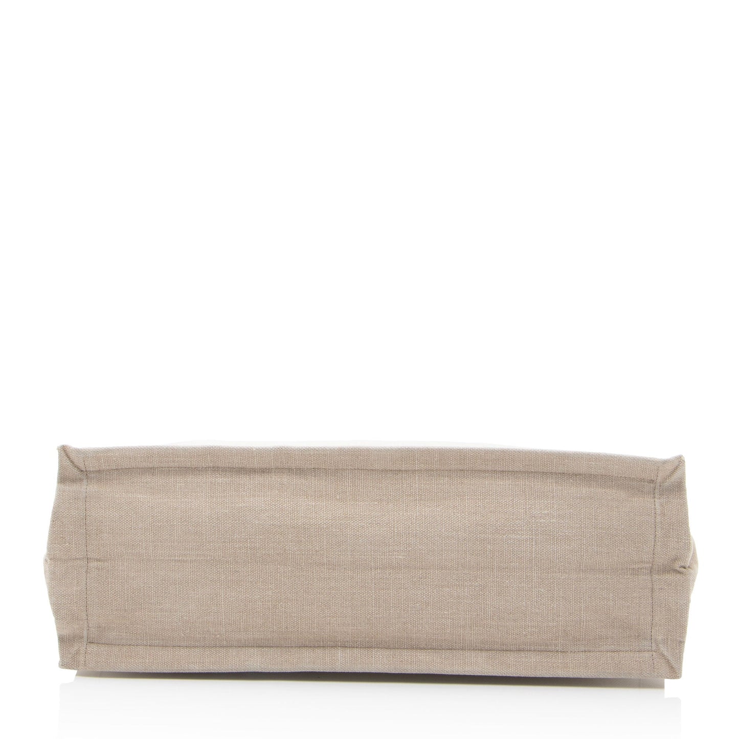 Saint Laurent Canvas Calfskin Rive Gauche Large Tote