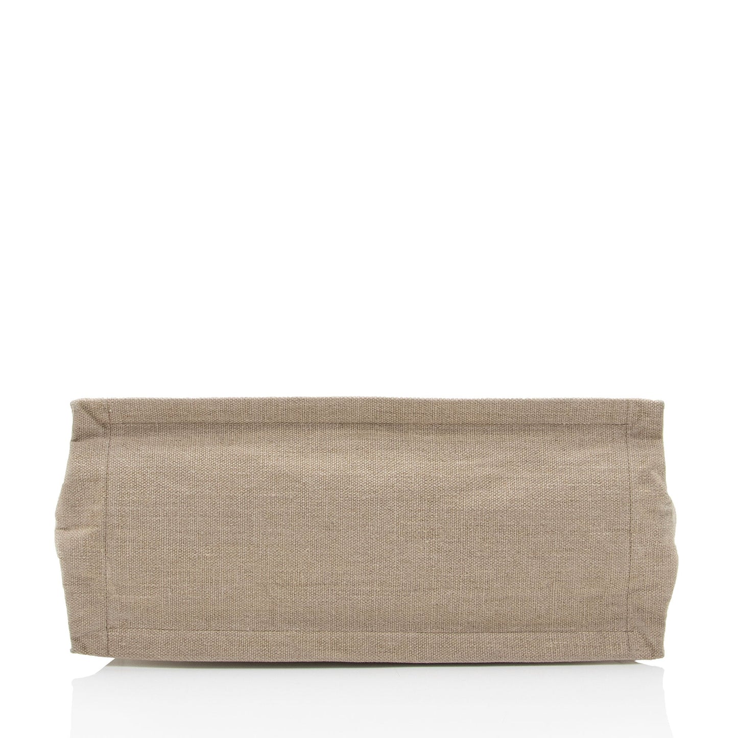 Saint Laurent Canvas Calfskin Rive Gauche Small Tote