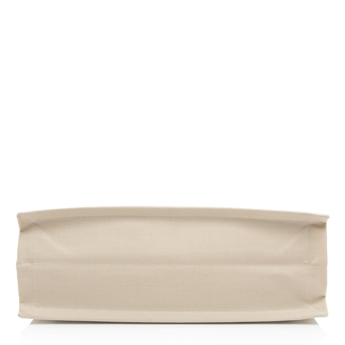 Saint Laurent Canvas Calfskin Striped Rive Gauche Large Tote
