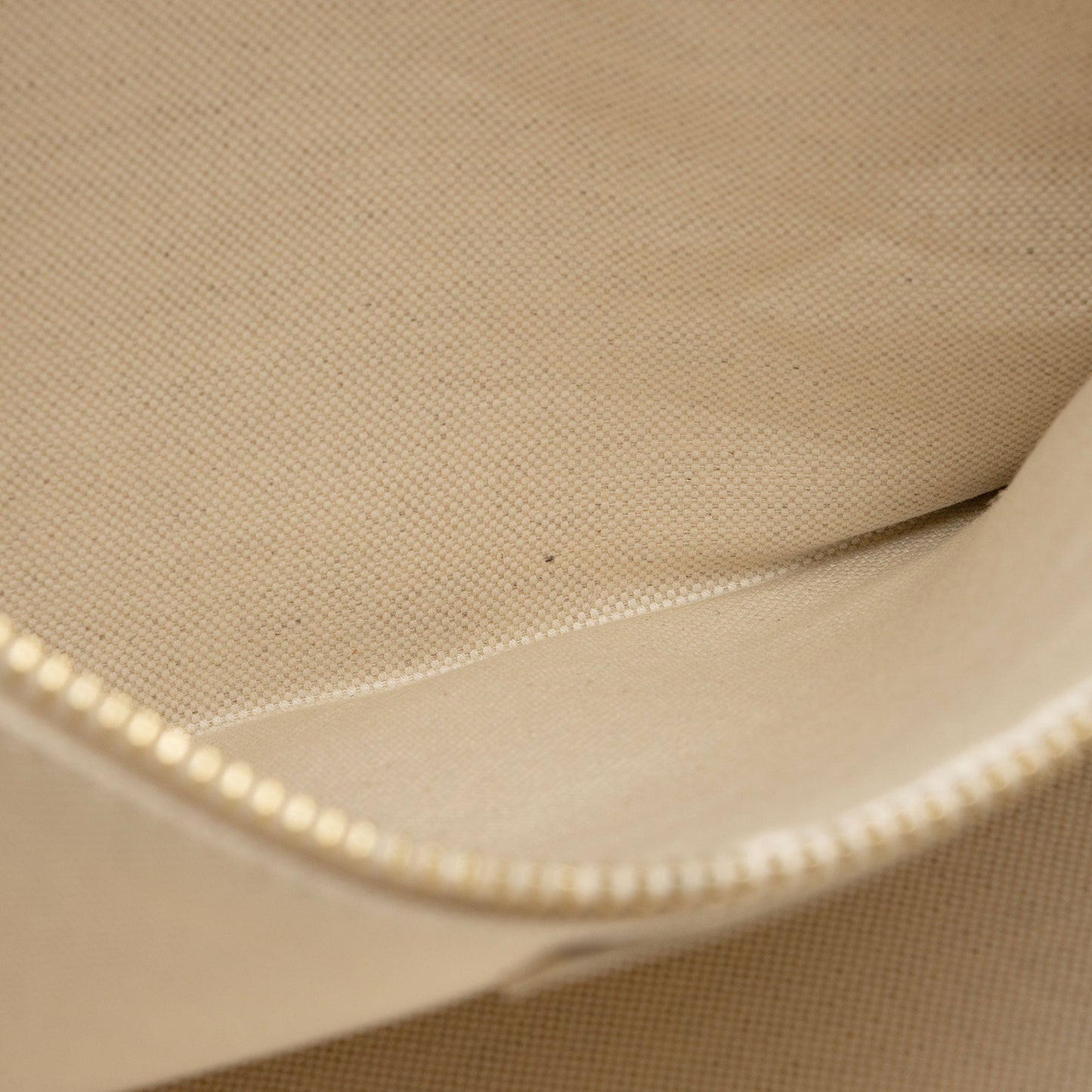 Saint Laurent Canvas Calfskin Striped Rive Gauche Large Tote