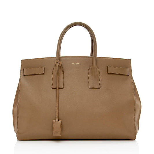 Saint Laurent Classic Calfskin Large Sac De Jour Tote - FINAL SALE (SHF-15261)