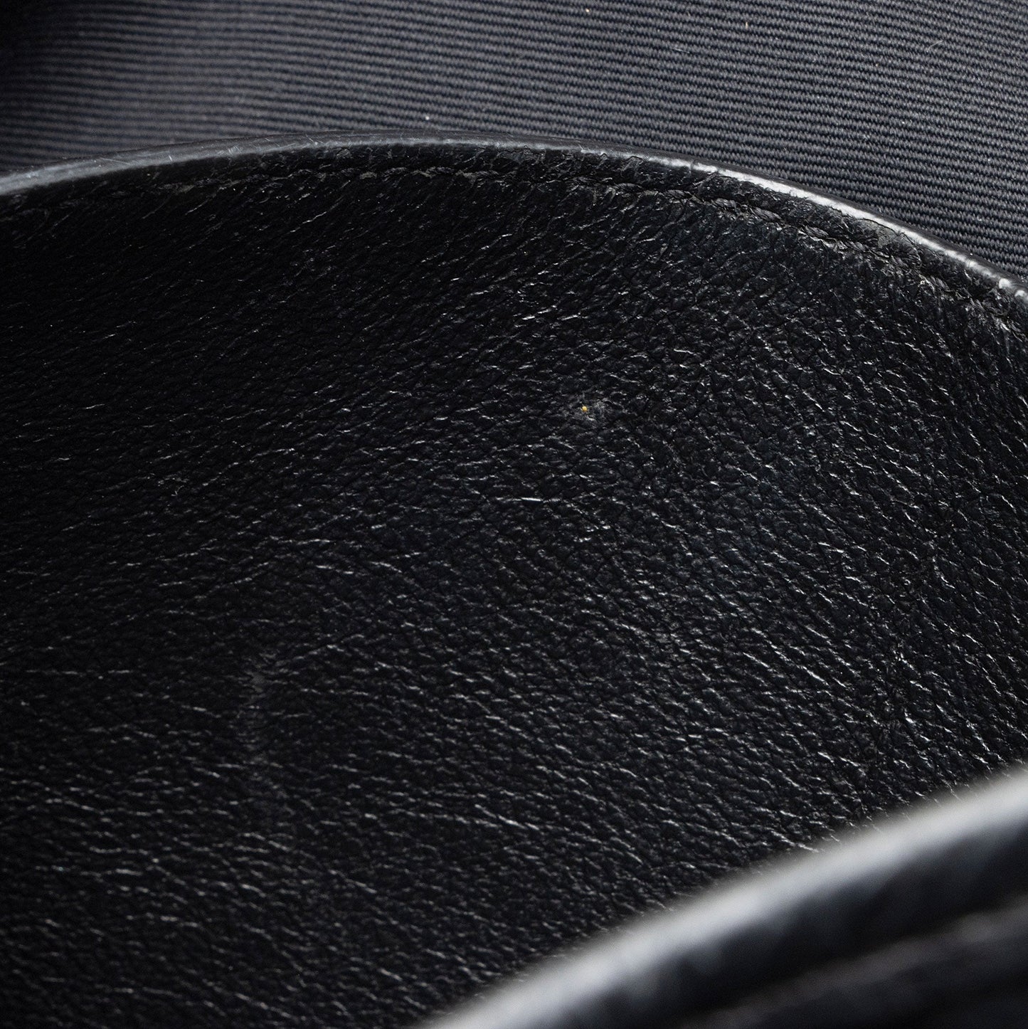 Saint Laurent Crinkled Calfskin Matte Black Monogram Niki Large Shoulder Bag (SHF-eFW25Q)