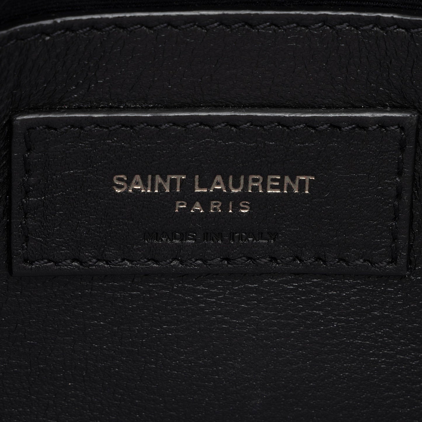 Saint Laurent Crinkled Calfskin Monogram Niki Baby Shoulder Bag (SHF-6jT1UC)