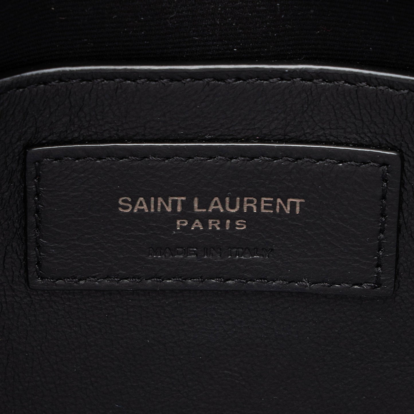 Saint Laurent Crinkled Calfskin Monogram Niki Baby Shoulder Bag (SHF-BRqPlH)