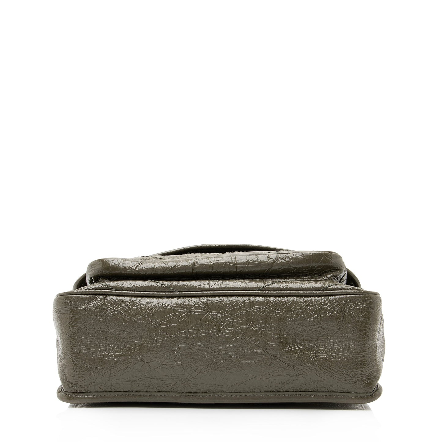 Saint Laurent Crinkled Calfskin Monogram Niki Medium Shoulder Bag (SHF-23860)