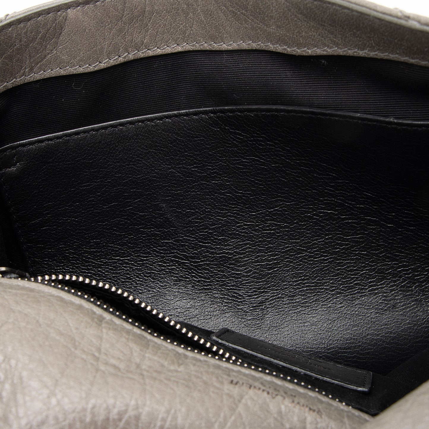 Saint Laurent Crinkled Calfskin Monogram Niki Medium Shoulder Bag (SHF-BbD05y)