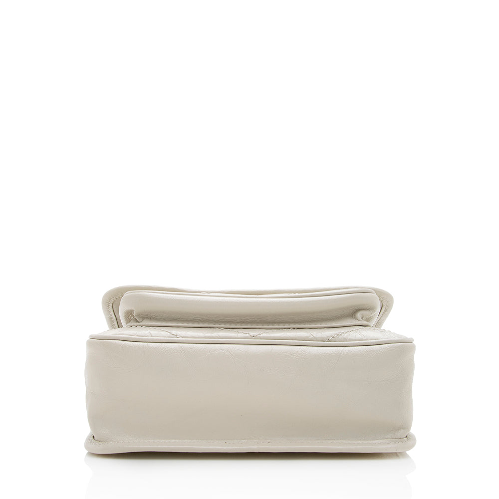 Saint Laurent Crinkled Calfskin Niki Baby Shoulder Bag (SHF-18929)