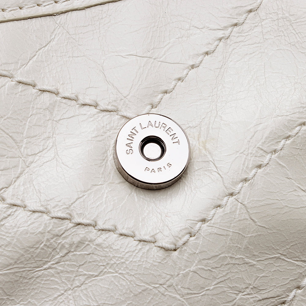 Saint Laurent Crinkled Calfskin Niki Baby Shoulder Bag (SHF-18929)