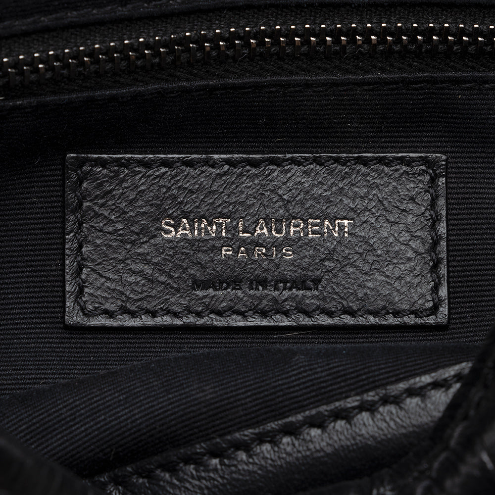 Saint Laurent Crinkled Calfskin Niki Chain Wallet (SHF-18521)