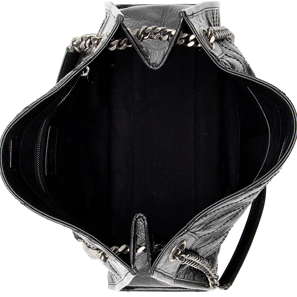 Saint Laurent Crinkled Calfskin Niki Medium Shopping Tote (SHF-19547)