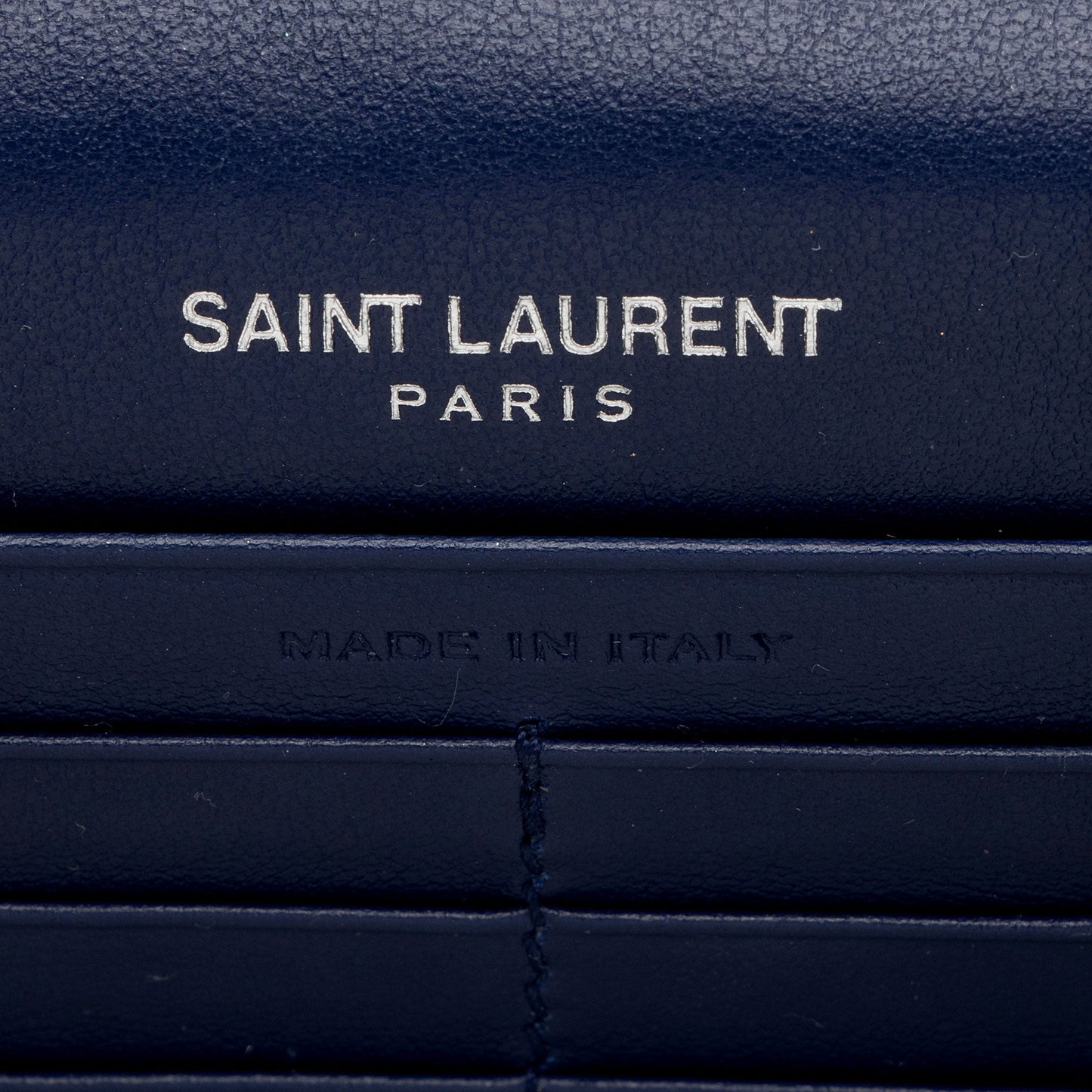 Saint Laurent Croc Embossed Leather Monogram Kate Tassel Small Shoulder Bag