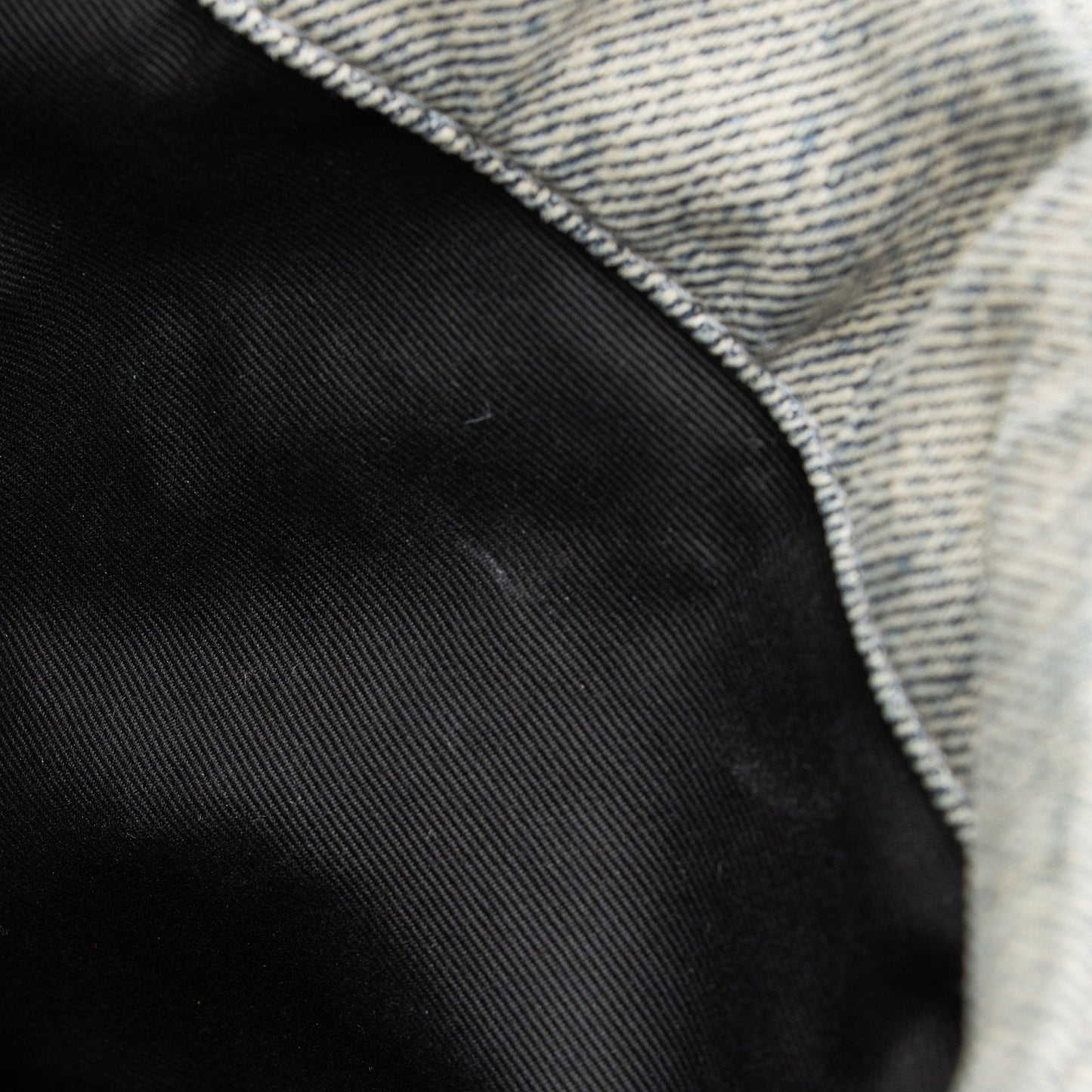 Saint Laurent Denim Monogram Puffer LouLou Chain Medium Shoulder Bag