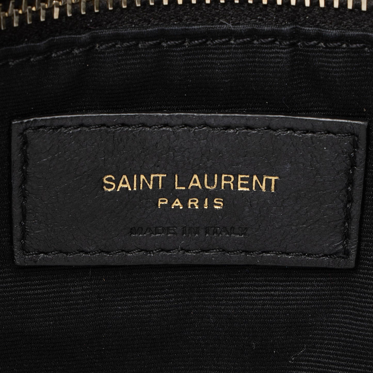 Saint Laurent Denim Monogram Puffer LouLou Chain Medium Shoulder Bag