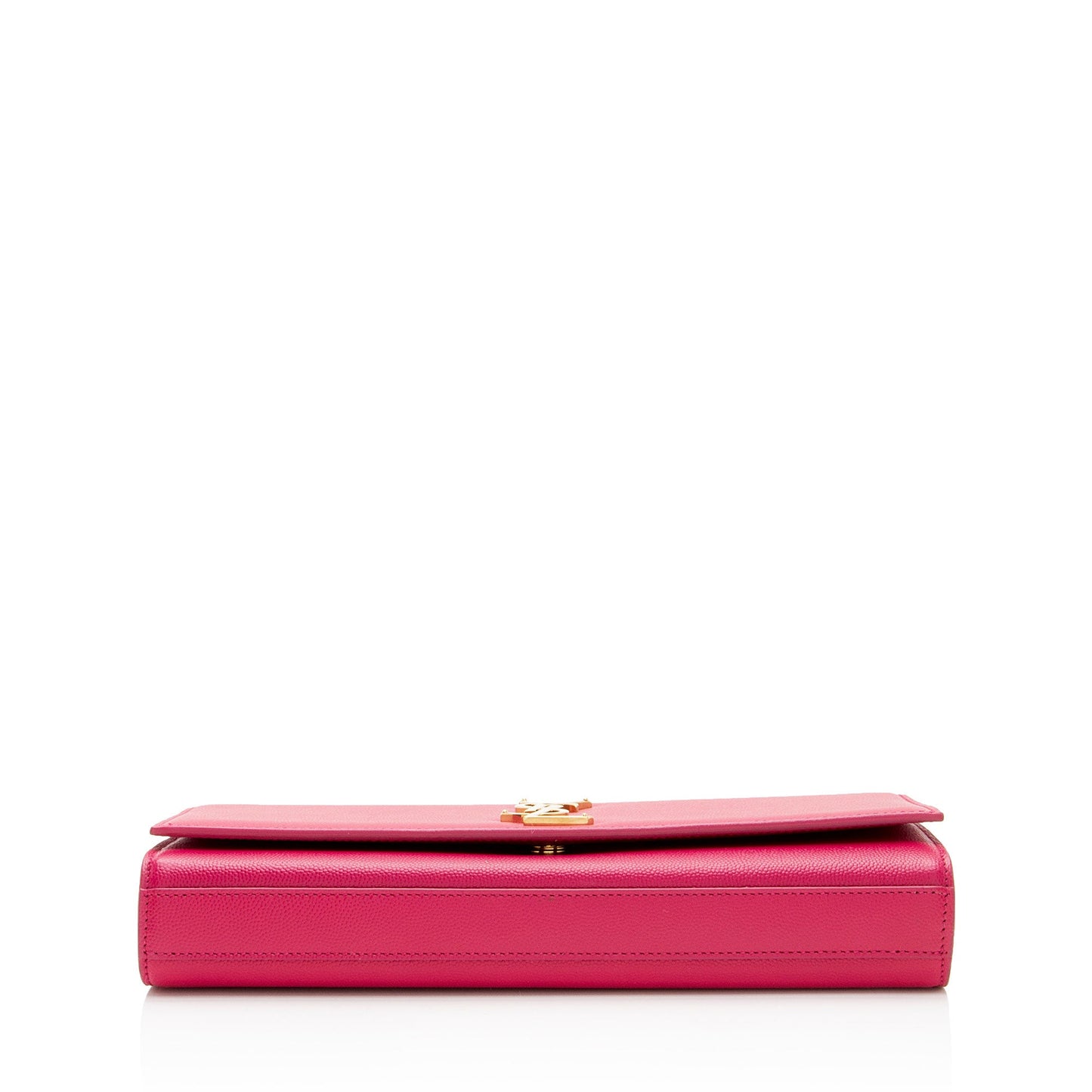 Saint Laurent Grain de Poudre Monogram Kate Clutch