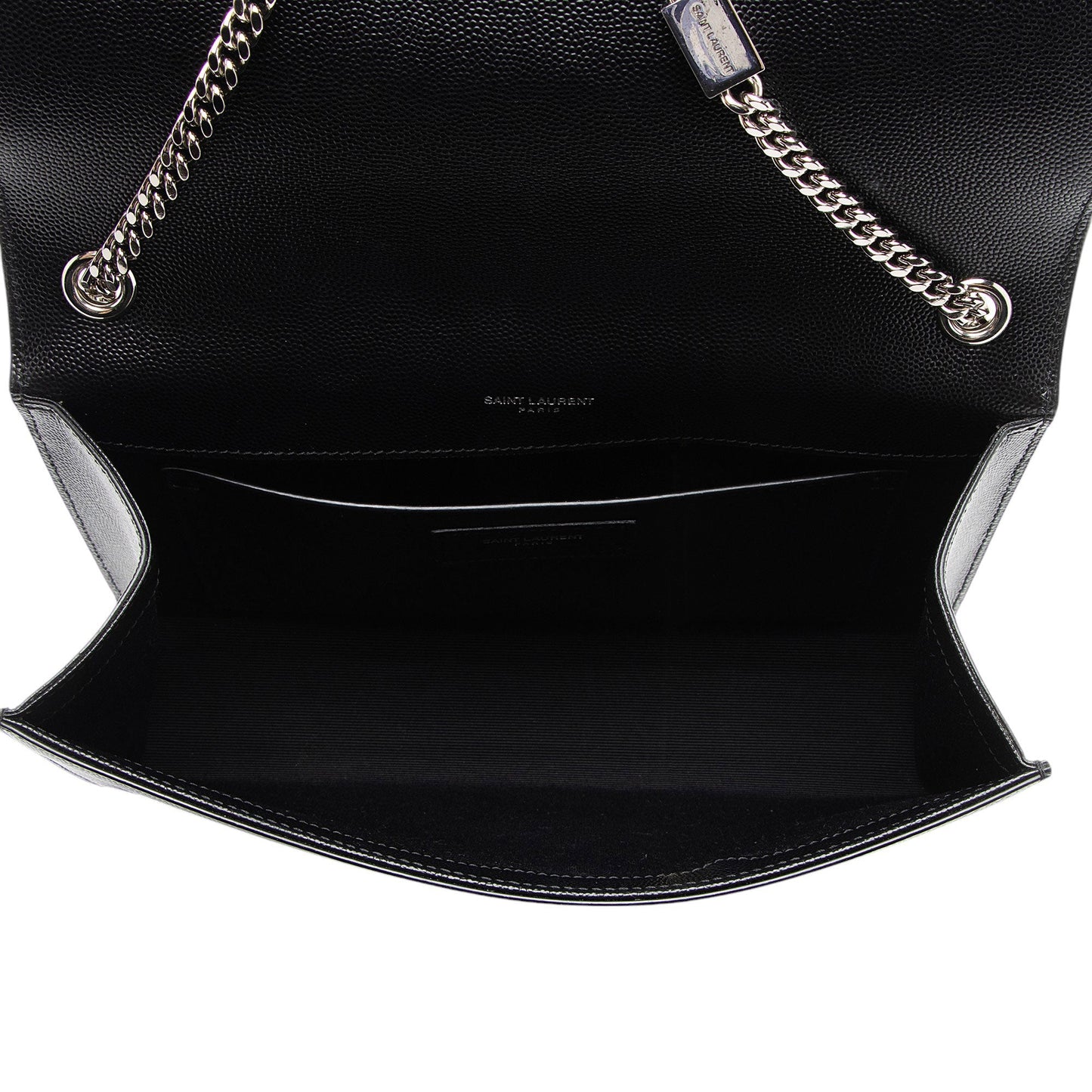 Saint Laurent Grain de Poudre Monogram Kate Medium Shoulder Bag