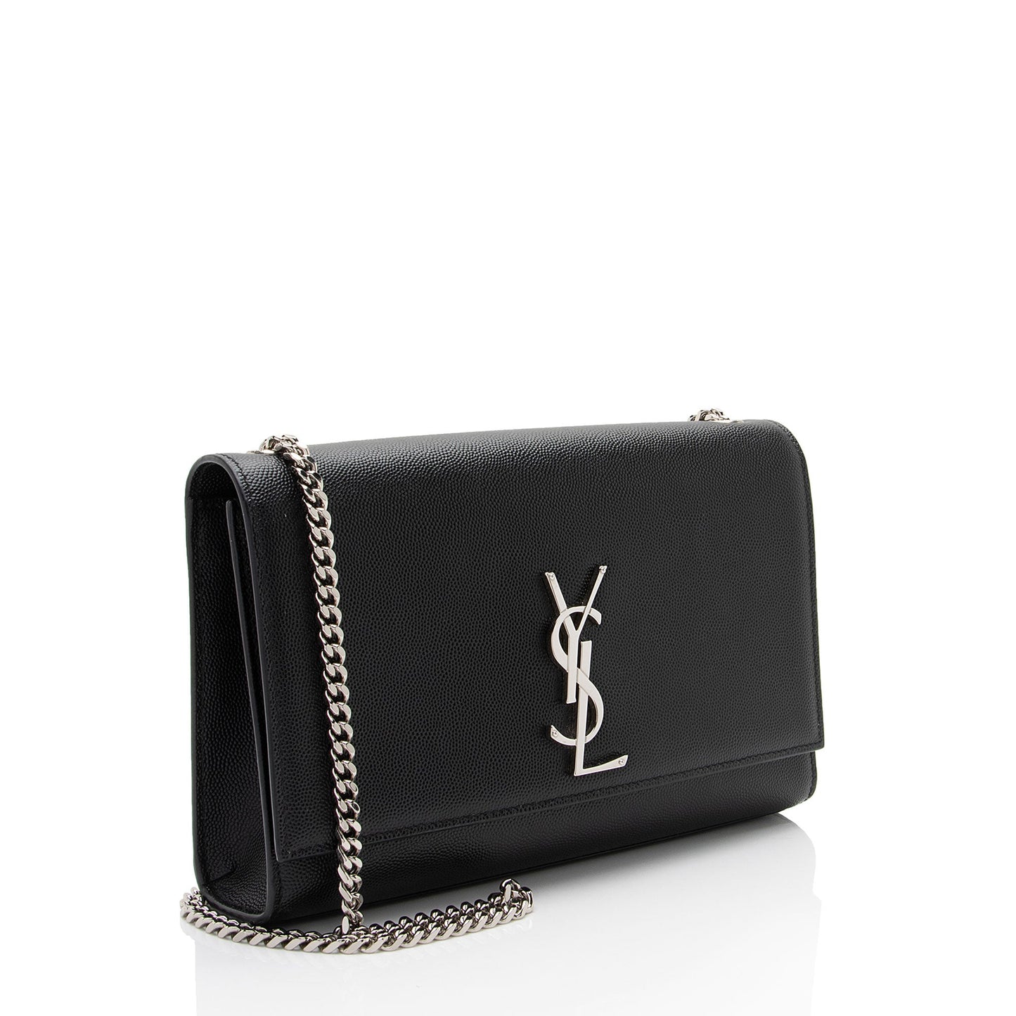 Saint Laurent Grain de Poudre Monogram Kate Medium Shoulder Bag