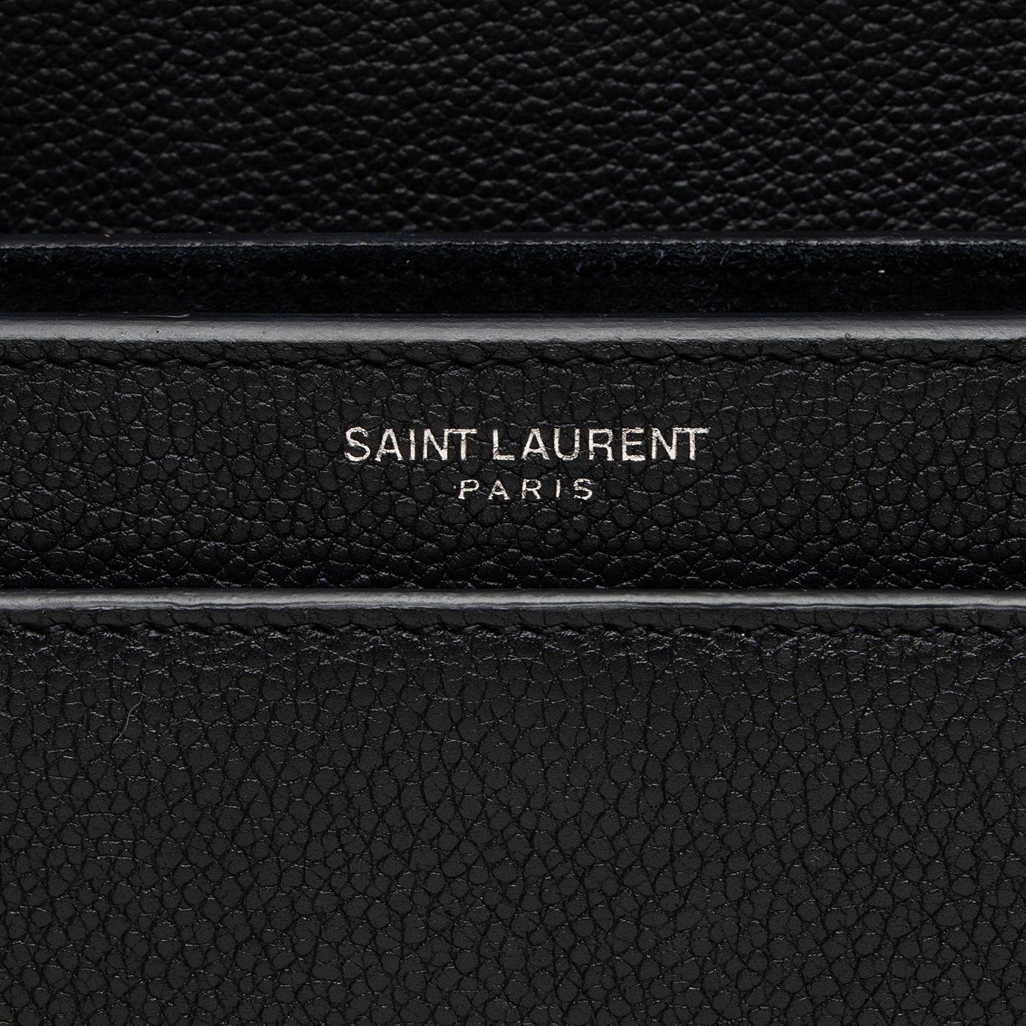 Saint Laurent Grained Calfskin Monogram Sunset Medium Shoulder Bag (SHF-NWQ0FK)