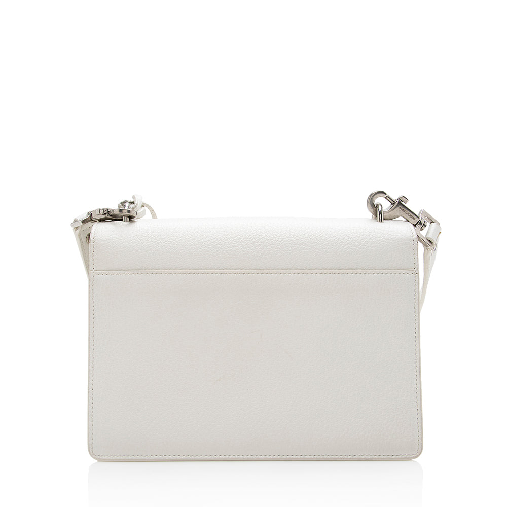Saint Laurent Grained Calfskin Sunset Medium Shoulder Bag (SHF-15994)