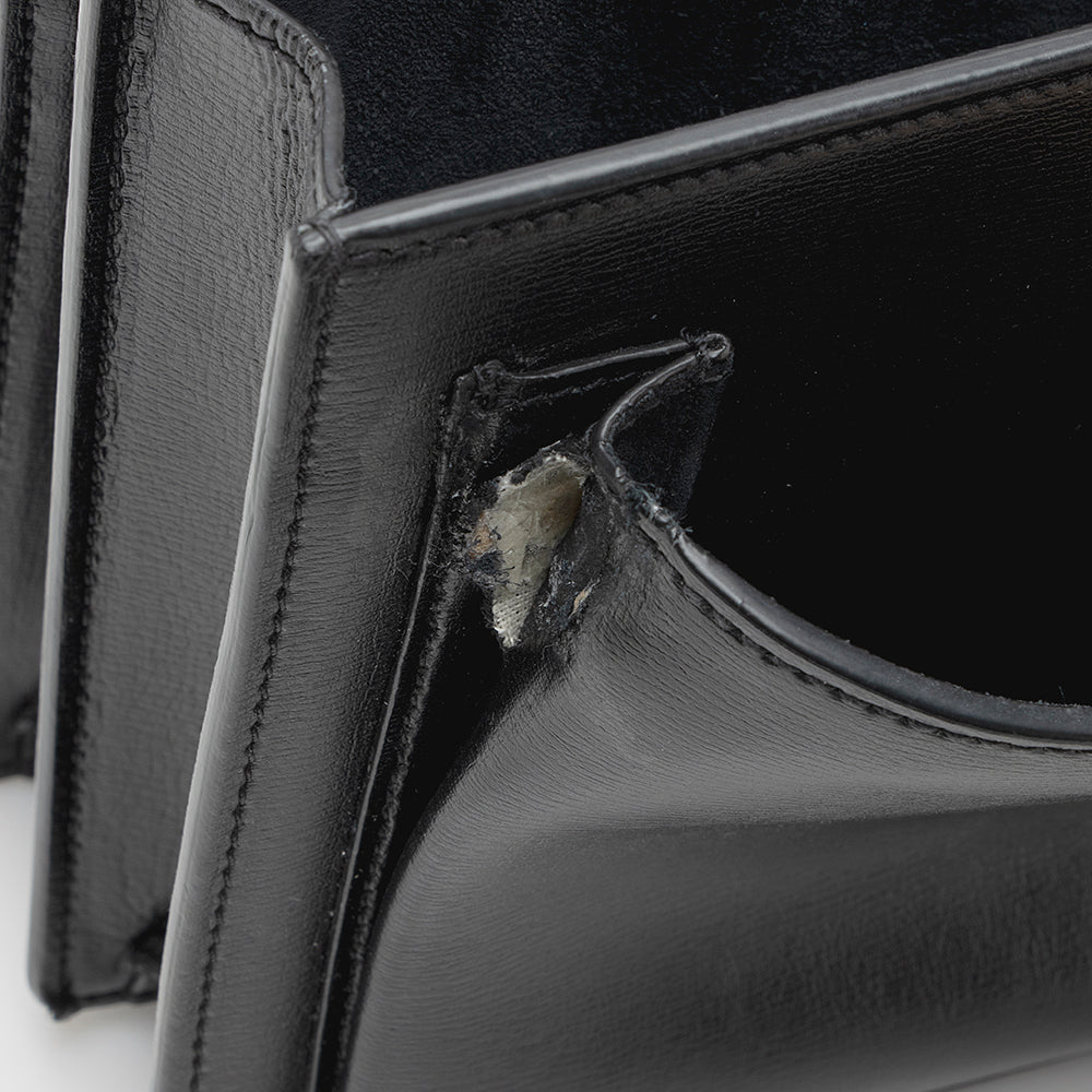 Saint Laurent Grained Calfskin Sunset Medium Shoulder Bag (SHF-21985)