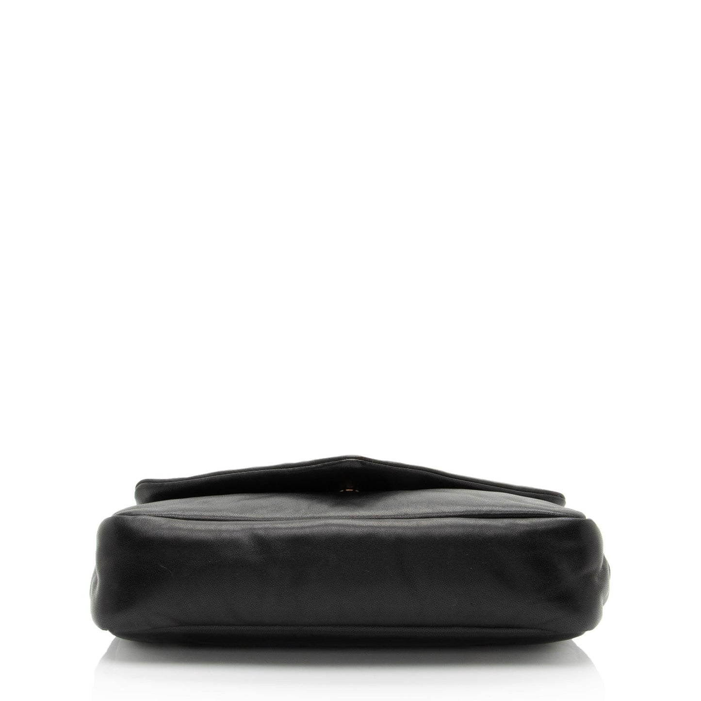 Saint Laurent Lambskin Monogram Calypso Small Shoulder Bag