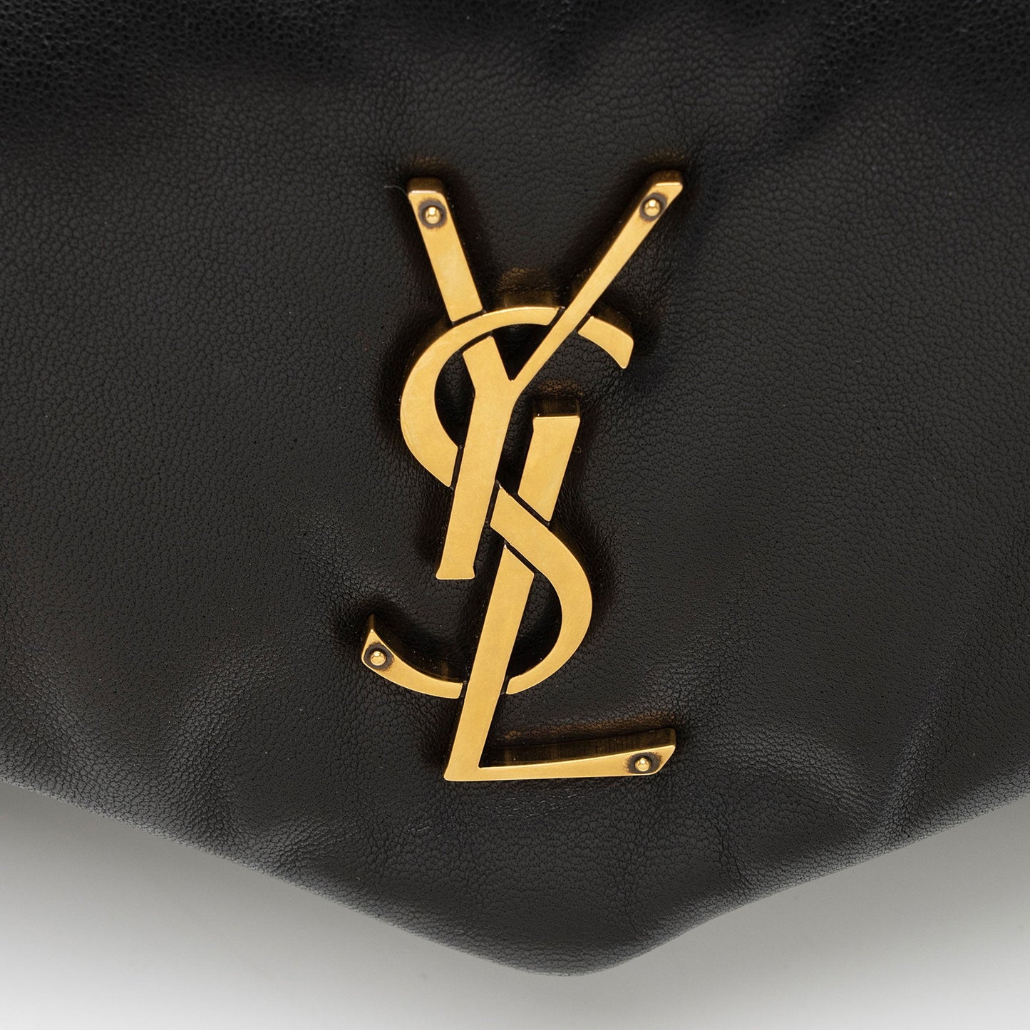 Saint Laurent Lambskin Monogram Calypso Small Shoulder Bag