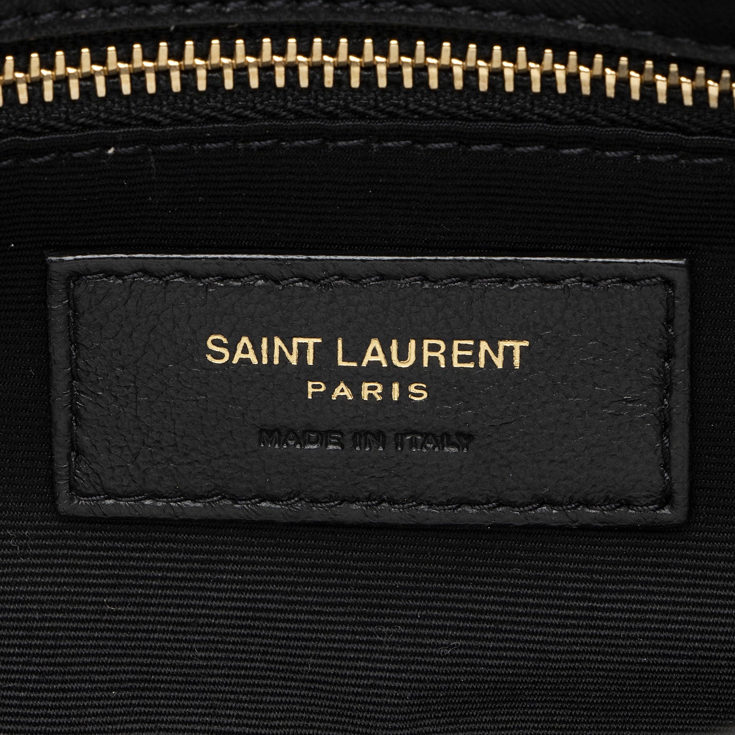 Saint Laurent Lambskin Monogram Calypso Small Shoulder Bag