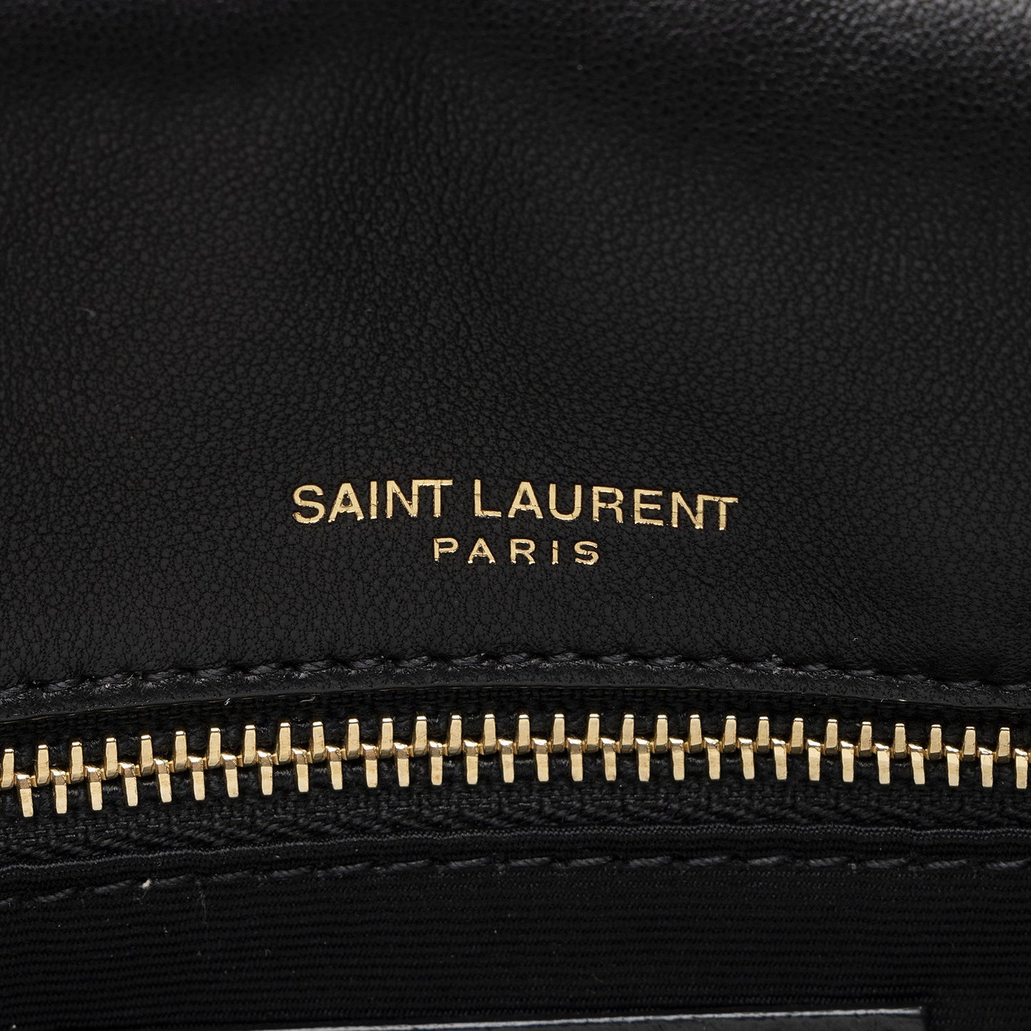 Saint Laurent Lambskin Monogram Calypso Small Shoulder Bag