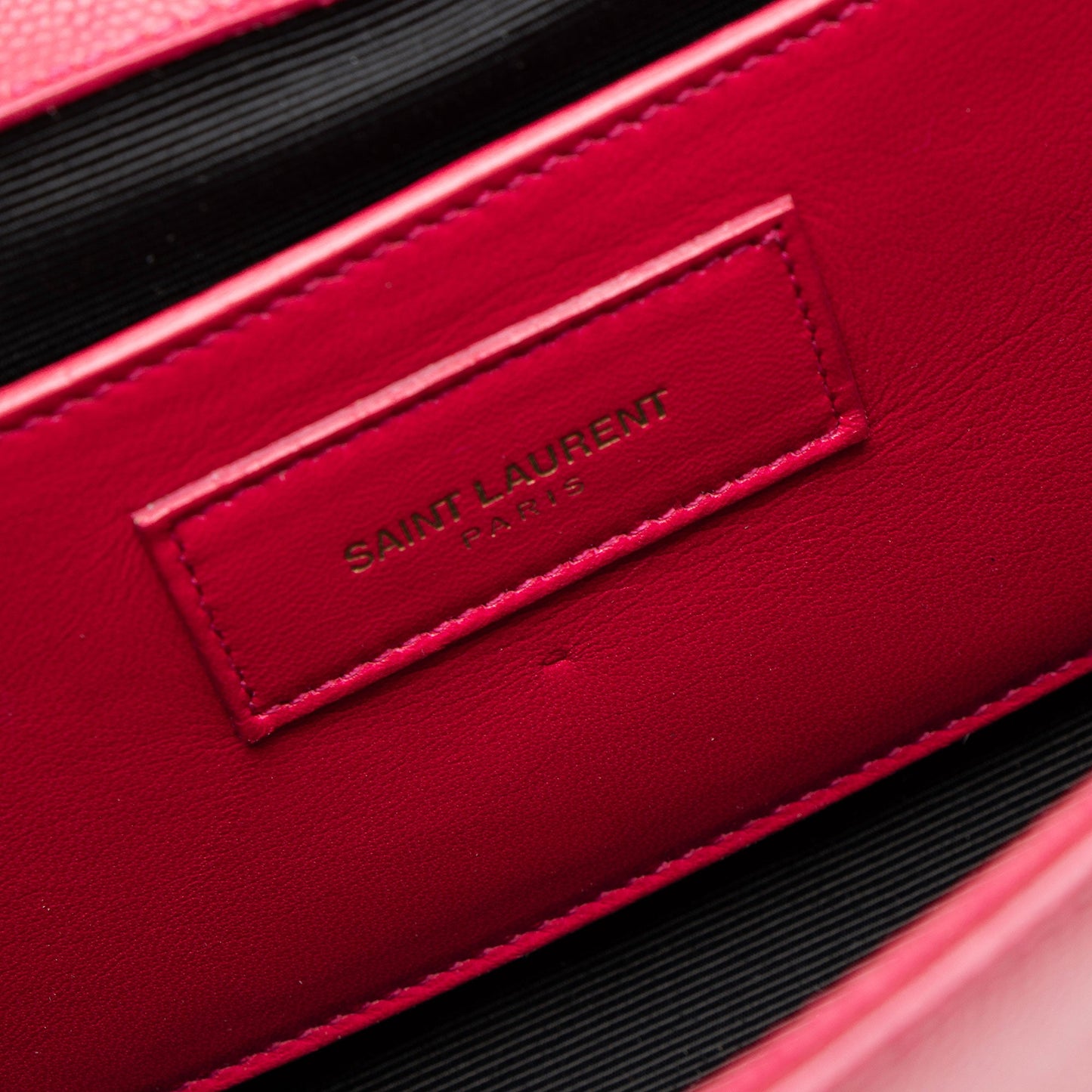 Saint Laurent Leather Monogram Kate Clutch