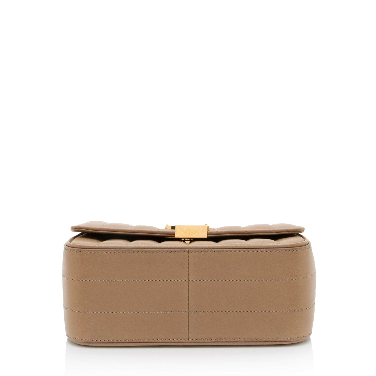 Saint Laurent Matalasse Calfskin Monogram Vicky Medium Shoulder Bag