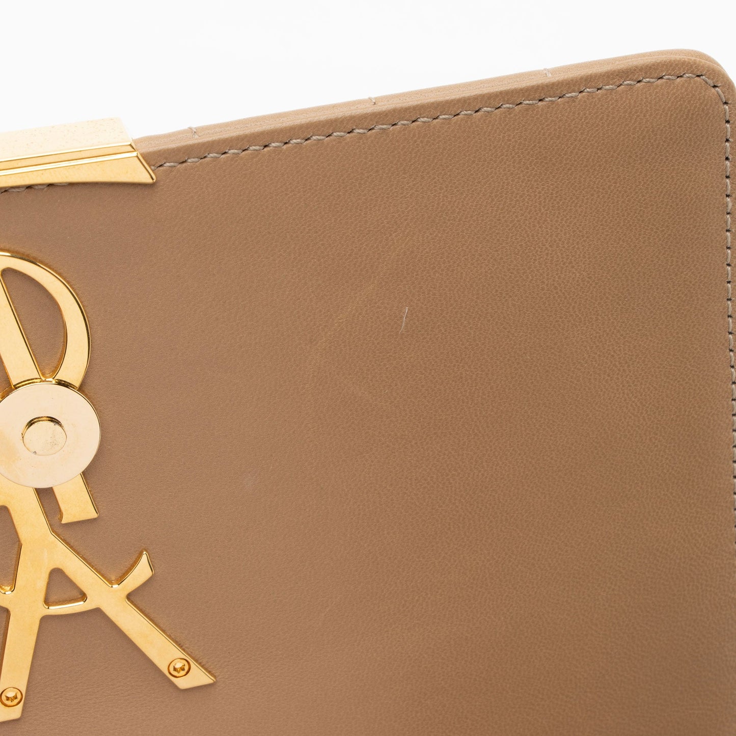 Saint Laurent Matalasse Calfskin Monogram Vicky Medium Shoulder Bag
