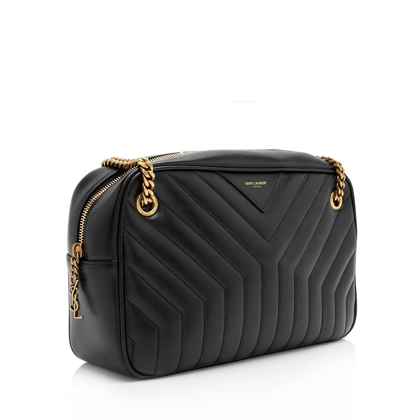 Saint Laurent Matelasse Calfskin Joan Large Camera Bag (SHF-23276)