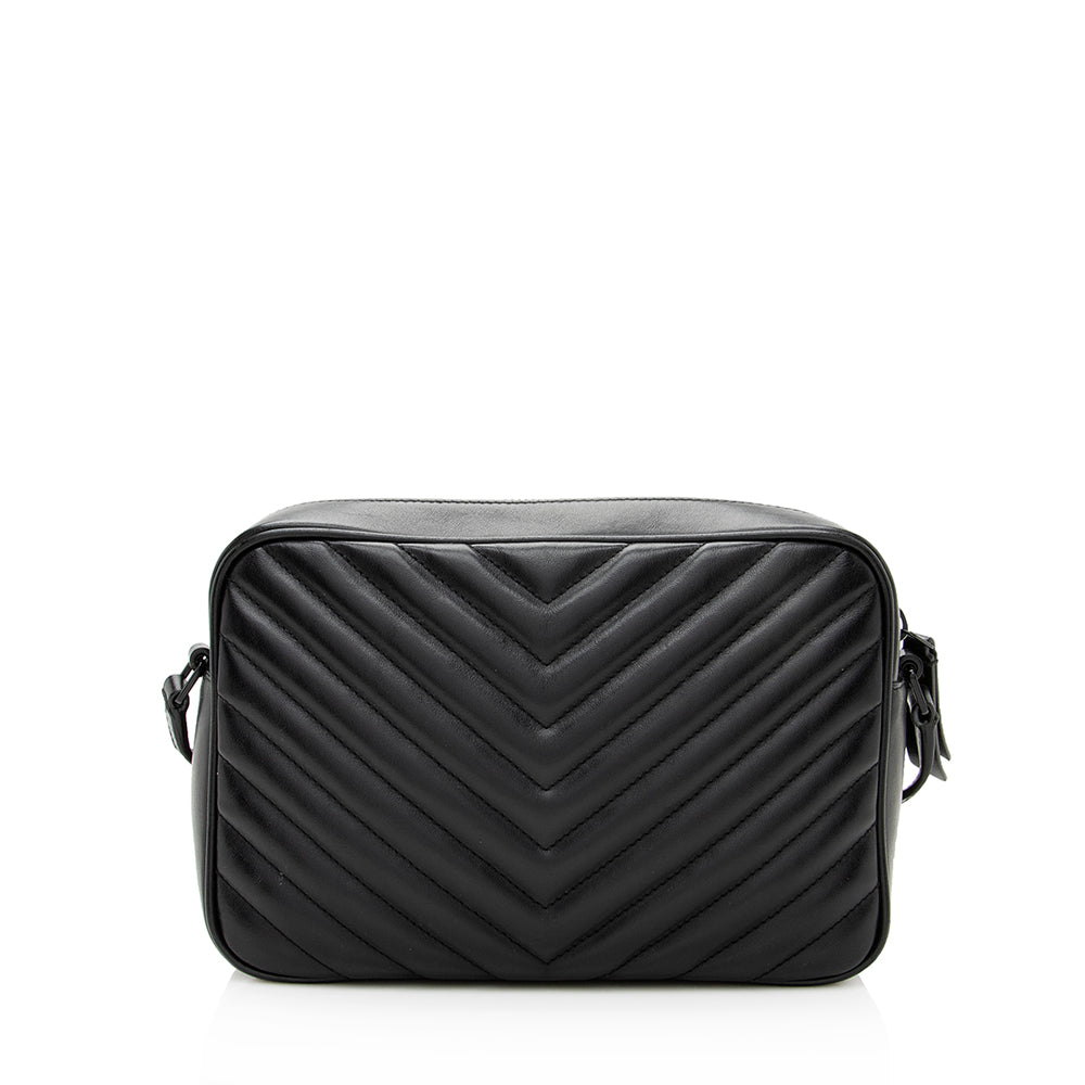 Saint Laurent Matelasse Calfskin Lou Camera Bag (SHF-19945)
