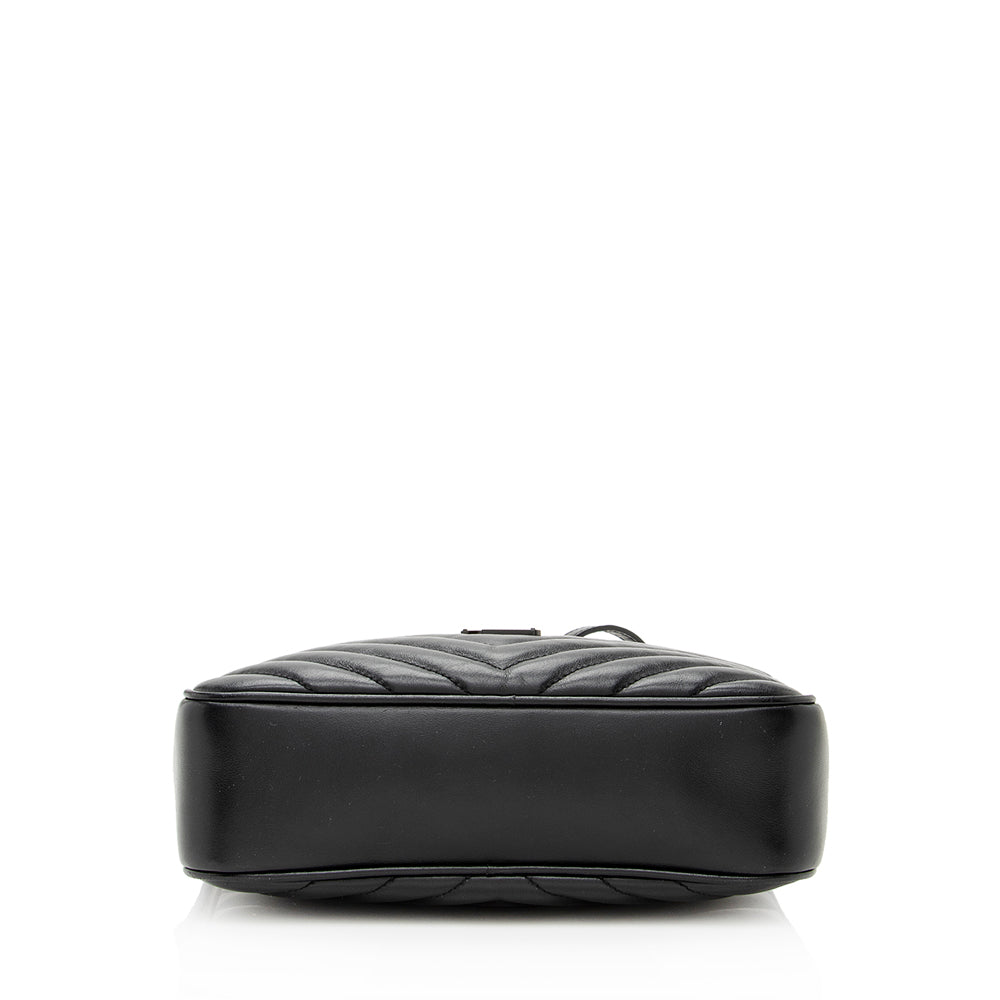 Saint Laurent Matelasse Calfskin Lou Camera Bag (SHF-19945)