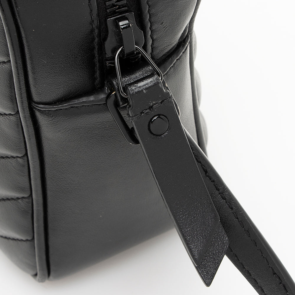 Saint Laurent Matelasse Calfskin Lou Camera Bag (SHF-19945)