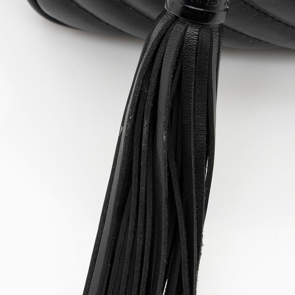 Saint Laurent Matelasse Calfskin Lou Camera Bag (SHF-19945)