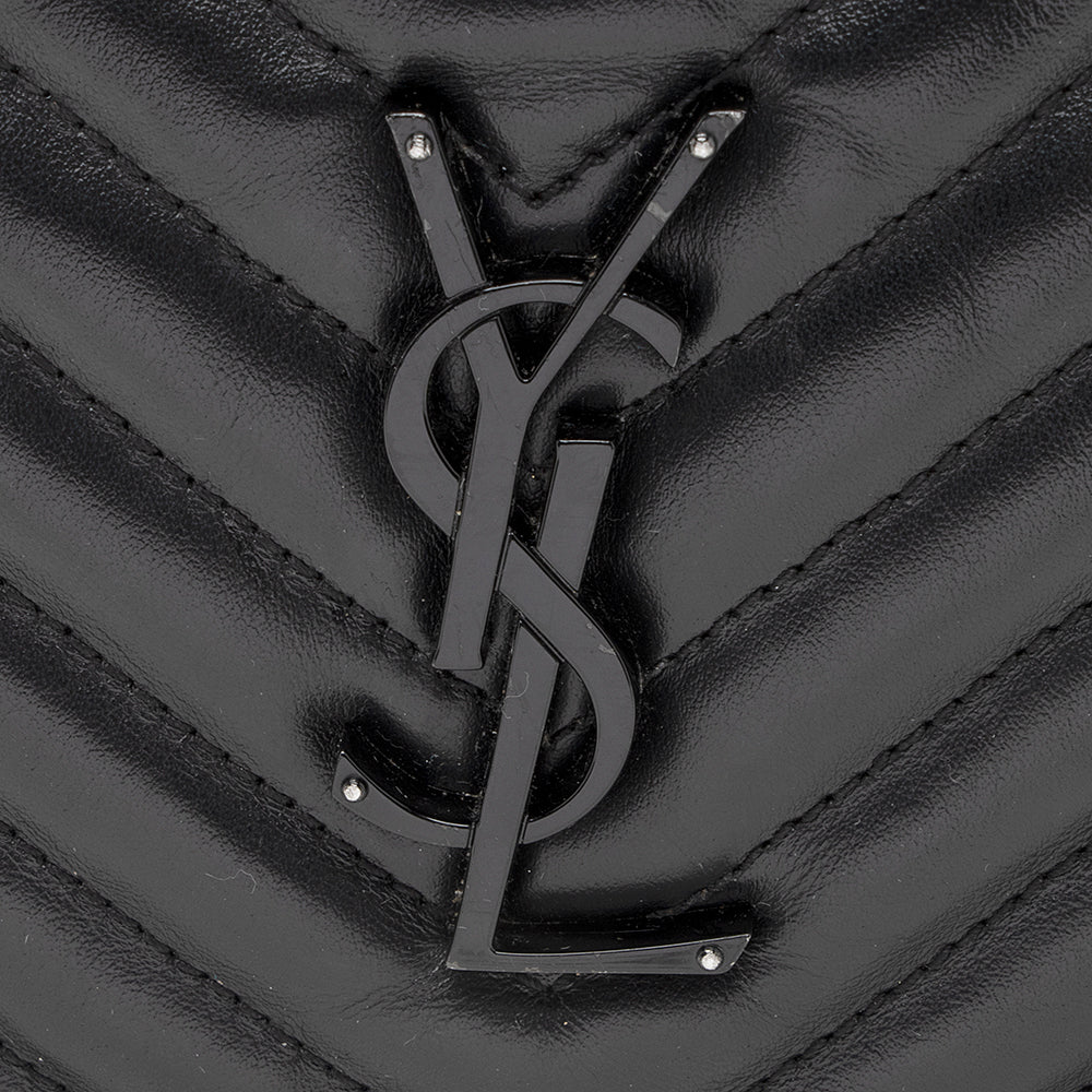 Saint Laurent Matelasse Calfskin Lou Camera Bag (SHF-19945)